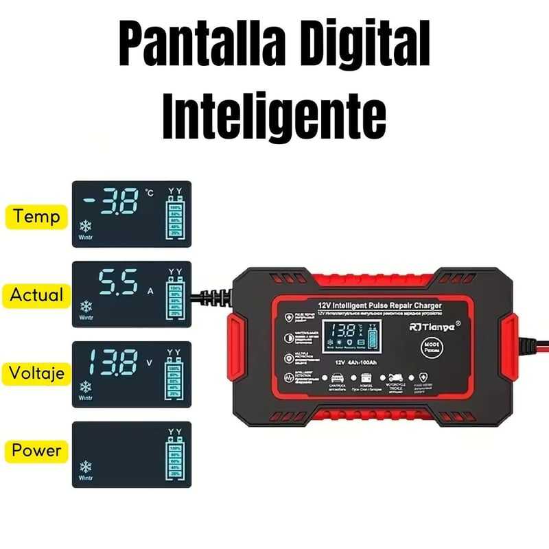 Cargador de Batería para Carro Leicham PowerCharge